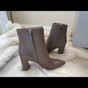 SOLD! New- Marc Fisher LTD Ulani booties (color- taupe)